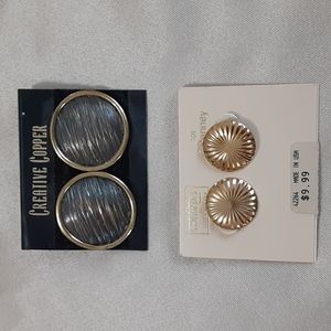 EARRINGS Lot of 2 pair